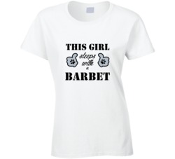 This Girl Sleeps With a Barbet Dog Lover T shirt