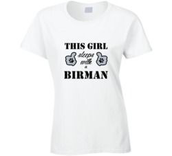 This Girl Sleeps With a Birman Dog Lover T shirt