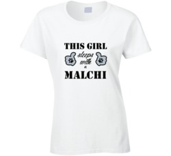 This Girl Sleeps With a Malchi Dog Lover T shirt