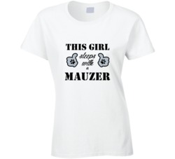 This Girl Sleeps With a Mauzer Dog Lover T shirt