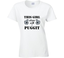 This Girl Sleeps With a Puggit Dog Lover T shirt
