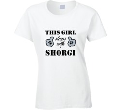 This Girl Sleeps With a Shorgi Dog Lover T shirt