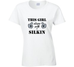 This Girl Sleeps With a Silkin Dog Lover T shirt
