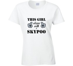 This Girl Sleeps With a Skypoo Dog Lover T shirt
