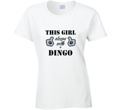 This Girl Sleeps With a Dingo Dog Lover T shirt