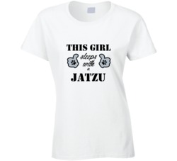 This Girl Sleeps With a Jatzu Dog Lover T shirt