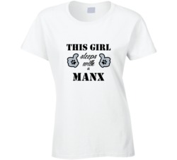 This Girl Sleeps With a Manx Dog Lover T shirt