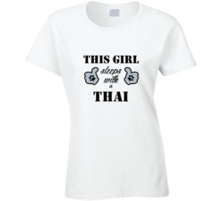 This Girl Sleeps With a Thai Dog Lover T shirt