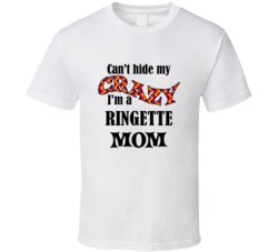 Ringette Mom Cant Hide My Crazy Funny T shirt