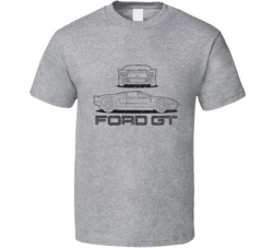 Ford GT Automobile Car Truck Motorcycle Auto Parts Cool Distressed Sty