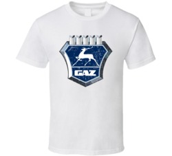 GAZ Automobile Car Truck Motorcycle Auto Parts Cool Distressed Style B