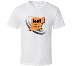 KOI Automobile Car Truck Motorcycle Auto Parts Cool Distressed Style B