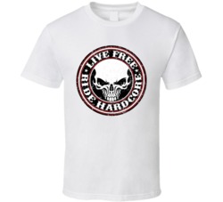 Live Free Ride Hardcore Automobile Car Truck Motorcycle Auto Parts Coo