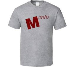 M Auto Automobile Car Truck Motorcycle Auto Parts Cool Distressed Styl