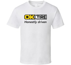 OK Tire Automobile Car Truck Motorcycle Auto Parts Cool Distressed Sty
