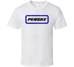 Penske Automobile Car Truck Motorcycle Cool Distressed Style Brand Log