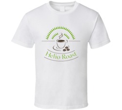 Helio Roast Logo Popular Coffee Java Joe Brand Drink Gift T Shirt