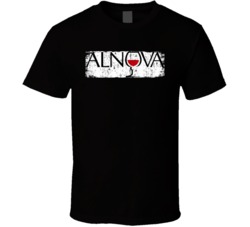 Alnova Logo Popular Wine Vino Alcohol Beverage Drink Fan Gift T Shirt
