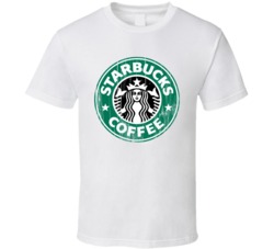 Starbucks Logo Popular Coffee Shop Java Joe Drink Food Gift T Shirt
