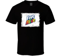 Five Alive Logo Popular Kids Drink Brand Gift T Shirt
