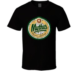 Mythos Logo Popular Beer Lagar Alcohol Beverage Drink Fan Gift T Shirt