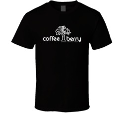 Coffee Berry Logo Popular Coffee Java Joe Drink Brand Fan Gift T Shirt