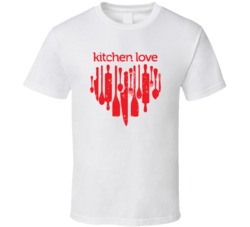 Kitchen Love Logo Popular Kitchen Brand Products Company Fan Gift T Sh