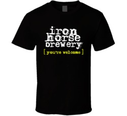 Iron Horse Brewery Logo Popular Beer Brewery Drink Brand Company Fan G