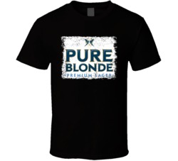 Pure Blonde Logo Popular Beer Lagar Alcohol Beverage Drink Fan Gift T 