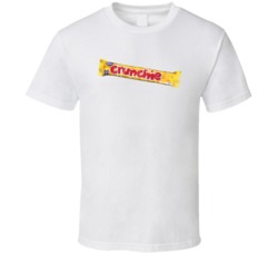 Cadbury Crunchie Logo Popular Chocolate Bar Brand Snack Dessert Food F