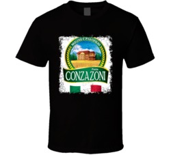 Conzazoni Logo Popular Italian Pasta Brand Food Company Fan Gift T Shi