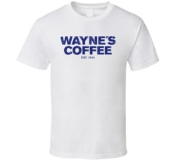 Waynes Coffee Logo Popular Coffee Java Joe Shop Brand Drink Fan Gift T