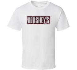 Hersheys Logo Popular Chocolate Bar Brand Food Fan Gift T Shirt