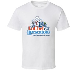 Chef And Il Pescatore Logo Popular Seafood Restaurant Food Fan Gift T 
