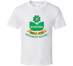 Marhaba Logo Popular Herbal Products Brand Company Fan Gift T Shirt