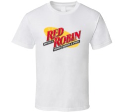 Red Robin Logo Popular Gourmet Burger Restaurant Food Fan Gift T Shirt