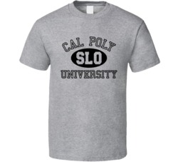 Cal Poly Slo University Athletic Club Vintage Look T Shirt