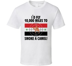 Operation Desert Storm Smoke A Camel Graphic T Shirt