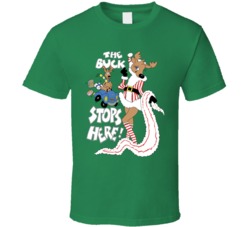 The Buck Stops Here Retro Vintage Look Trending Fan T Shirt