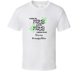Worms Armageddon I Like To Party Gamer T shirt