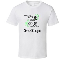 StarSiege I Like To Party Gamer T shirt