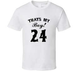 That's My Boy! Number 24 Proud Sports Parent T shirt