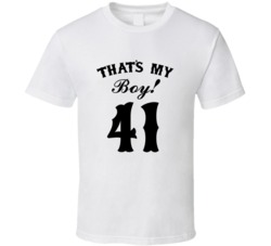 That's My Boy! Number 41 Proud Sports Parent T shirt