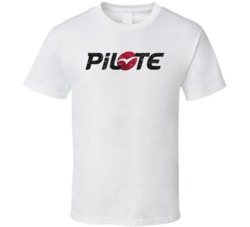 Pilote Automobile Car Truck Motorcycle Parts Cool Distressed Style Bra