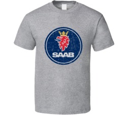 Saab Auto Automobile Car Truck Motorcycle Parts Cool Distressed Style 