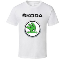 Skoda Auto Automobile Car Truck Motorcycle Parts Cool Distressed Style