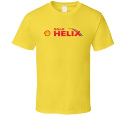 Shell Helix Auto Automobile Car Truck Motorcycle Parts Cool Distressed