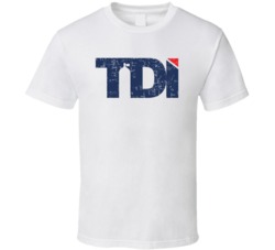 TDI Auto Automobile Car Truck Motorcycle Parts Cool Distressed Style B