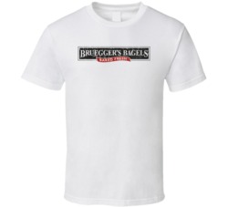 Bruegger's Bagels Cool Popular Food Restaurant Brand Logo Gift T 