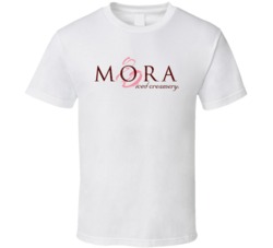 Mora Iced Creamery Cool Popular Food Drink Restaurant Brand Logo Gift 